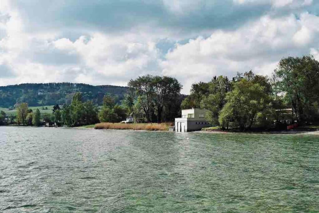 Micro-Apartment In Seenaehe Fusslaeufig Zum See:)) エーニンゲン エクステリア 写真